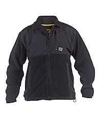 CAT FLEECE JACKET WITH OVERLAY