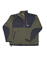 CAT FLEECE JACKET WITH OVERLAY