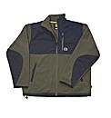 CAT FLEECE JACKET WITH OVERLAY