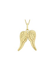 9ct Gold Pair of Wings Necklace
