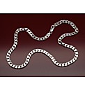 Sterling Silver Diamond Cut Curb Chain