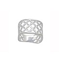 Sterling Silver Lattice Ring