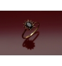 9ct Gold Garnet Cluster Ring