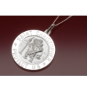 Sterling Silver St Christopher Necklace