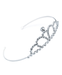 Silver Crystal Tiara