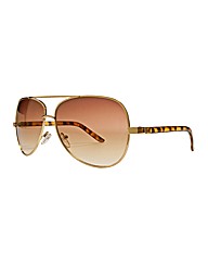 Viva La Diva Flat Top Aviator Sunglasses