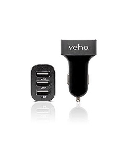 Veho Triple USB In-Car Charger Veho Triple USB In-Car Charger