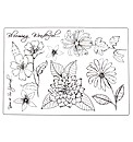 Dawn Bibby Classical Bloom A5 Stamp Set