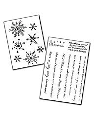 Clear Magic Stamp Set - Snowflake Medley