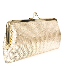 Daniel Chain Mesh Gold Bag