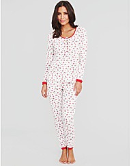 Ditsy Floral Long John Set