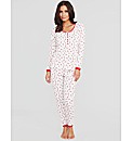 Ditsy Floral Long John Set