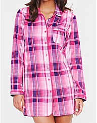 Pink Check Nightshirt