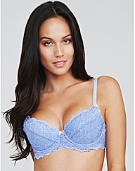 Just Peachy Lace Padded Balconette Bra