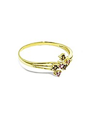 9ct Yellow Gold Multi Stone Ring