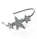 Black 3 Star Headband