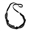 Black Tone Glass Bead Necklace