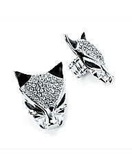 Silver Coloured Lion Elasticated Ring