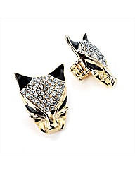 Gold Coloured Lion Elasticated Ring