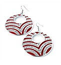 Silver Coloured Round Earring