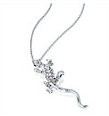Silver Coloured Lizard Chain Necklace