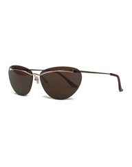 Viva La Diva Rimless Cateye Sunglasses