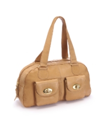 Lili Bou Leather Bowiling Bag