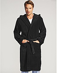 Hooded Velour Robe