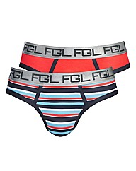Colour Real Vibrant 2 Pack Brief