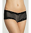 Ooh La La Mesh Short With Lace Trim