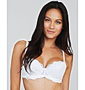Just Peachy Lace Padded Balconette Bra