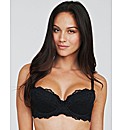 Just Peachy Lace Padded Balconette Bra
