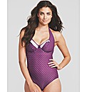 Rose Underwired Halter Swimsuit