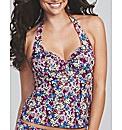 Cherie Floral Underwired Tankini Top