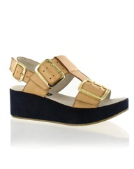 Marta Jonsson multi leather wedge