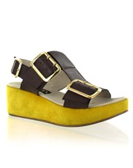 Marta Jonsson multi leather wedge