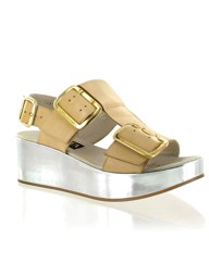 Marta Jonsson multi leather wedge
