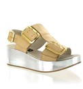 Marta Jonsson multi leather wedge
