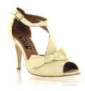 Marta Jonsson cream leather sandal
