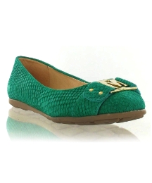 Marta Jonsson green leather pump