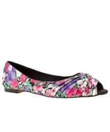 Schuh Chomp Roched Peep Floral