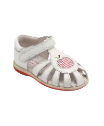 Start-rite Leticia Wht Lea Fit F Sandal