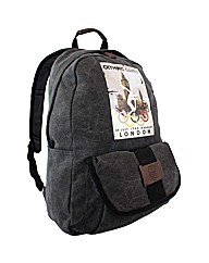 London 2012 Vintage Canvas Rucksack