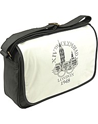 London Olympic Vintage PU Messenger Bag