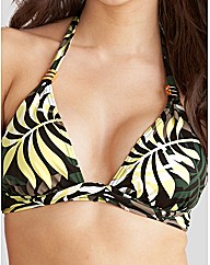 Belize Halter Triangle Bikini Top