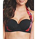 Flamenco Rose Underwrd Halter Bikini Top