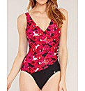 Ruby Button Cross Over Shaping Swimsuit
