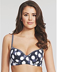 Sail Away Padded Sweetheart Bikini Top