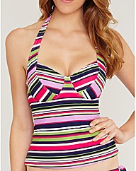 Tequila Sunrise Underwired Tankini Top