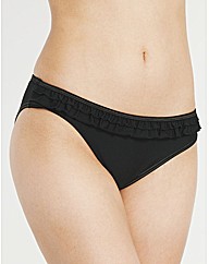 Noir Frill Bikini Brief